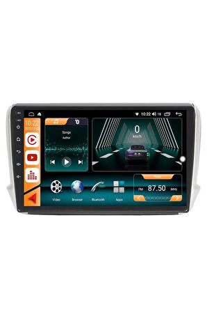 Peugeot 208/2008 2014 / 2018 Androidauto/carplay Multimedya