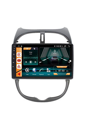 Peugeot 206 2000/2006 Androidauto/Carplay Multimedya