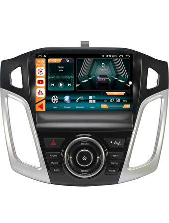 Ford Focus 3/4 2012 / 2018 Androidauto / Carplay Multimedya