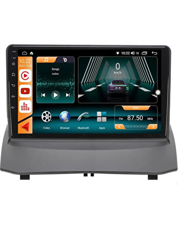 Ford Courier 2014/2023 Androidauto&Carplay Multimedya