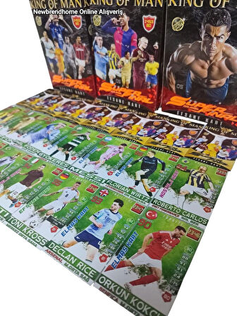 King Of Man Süper Final Futbolcu Kartları - 60 Kart / 15 Jelatin Paketli Özel Seri