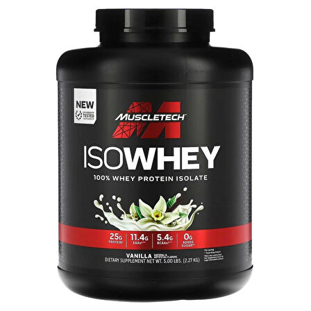 MuscleTech IsoWhey 100% Whey Protein İsolate 2,27 KG