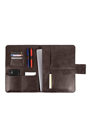 Organizer Tablet & Laptop Kılıfı M1 - M2 13"-14" Inç Macbook Pro & Air Evrak Çantası 24.5x34.5cm