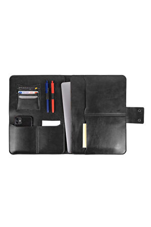 Organizer Tablet & Laptop Kılıfı M1 - M2 13"-14" Inç Macbook Pro & Air Evrak Çantası 24.5x34.5cm