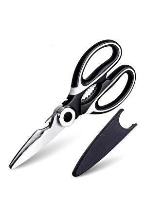 paslanmaz çelik mutfak makası tavuk makası meşrubat açıcılı fonksiypel makas