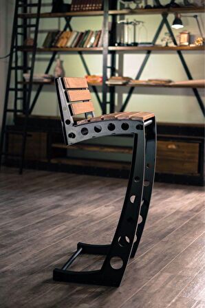 Metal Ayak Tabure Metal Wood Concept