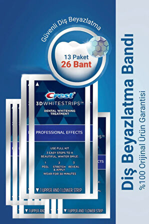 3d Whitestrips Professional Effects 13 Paket / 26 Bant
