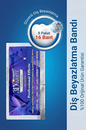 3d Whitestrips Professional Effects (8 Paket / 16 Bant)