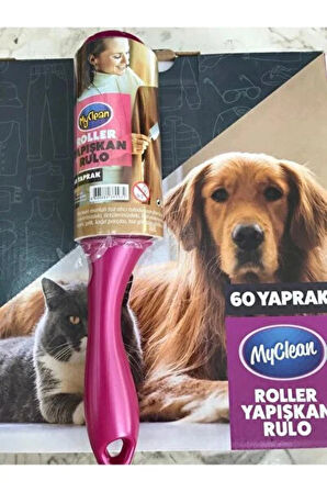 MyClean Yapışkanlı Tüy Toplama Rulosu 60 Yapraklı - 1 Adet