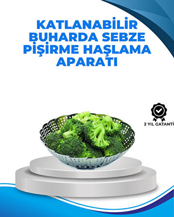 Isıya Dayanıklı, Tüm Tencere Boylarına Uyumlu Sebze Sepeti – Bulaşık Makinesi Güvenli