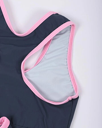 Kız Çocuk Şortlu Bikini- Yüzücü Myo5956