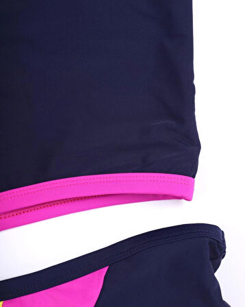 Kız Çocuk Şortlu Bikini- Yüzücü Myo5956