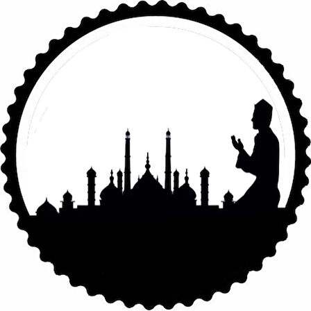 Miyrem Dua Eden İnsan Sticker 40 x 40 cm