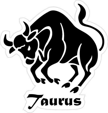 Miyrem Taurus Boğa Sticker 15 x 8 cm