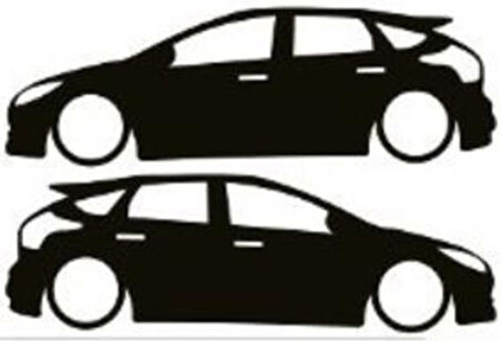 Miyrem Otomobil Tasarım Model 12 Sticker 10 x 3 cm 2 Adet