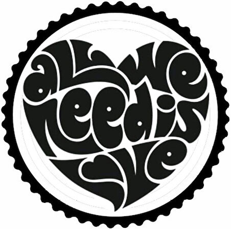 Miyrem Sevgi İle Yapılmıştır Tasarım Sticker x 30 cm