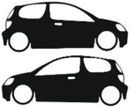Miyrem Otomobil Tasarım Model 8 Sticker 20 x 6 cm 2 Adet