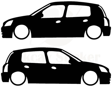 Miyrem Otomobil Tasarım Model 6 Sticker 10 x 3 cm 2 Adet