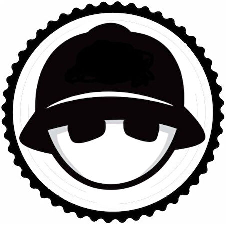 Miyrem Safari Şapkalı Emoji Tasarım Sticker 40 x 40 cm