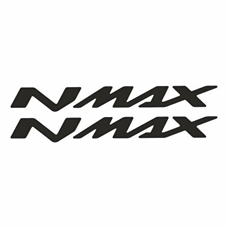 Miyrem Nmax Yazı Motosiklet Sticker 2 Adet 10 x 5 cm