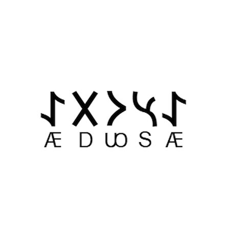 Miyrem Göktürkçe ASUDE İsmi Yazı Sticker Yükseklik 5 Cm