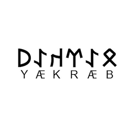 Miyrem Göktürkçe BERKAY İsmi Yazı Sticker Yükseklik 5 Cm