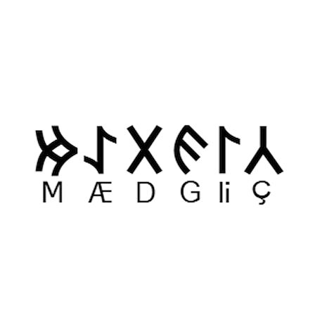 Miyrem Göktürkçe ÇİĞDEM İsmi Yazı Sticker Yükseklik 5 Cm