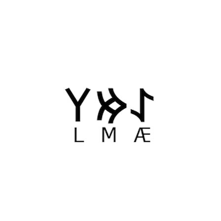 Miyrem Göktürkçe EMEL İsmi Yazı Sticker Yükseklik 5 Cm