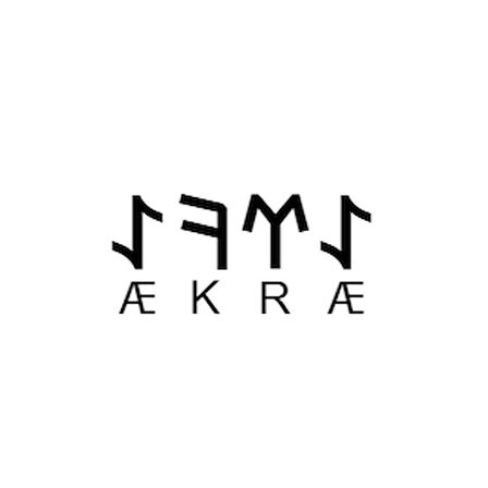 Miyrem Göktürkçe ERKE İsmi Yazı Sticker Yükseklik 5 Cm