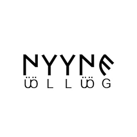 Miyrem Göktürkçe GÜLLÜ İsmi Yazı Sticker Yükseklik 5 Cm