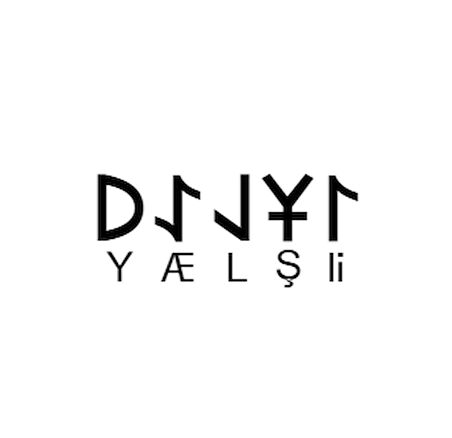 Miyrem Göktürkçe IŞILAY İsmi Yazı Sticker Yükseklik 5 Cm