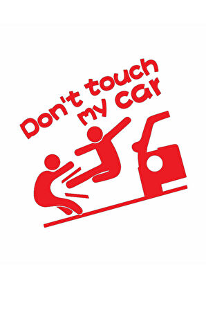 Miyrem Arabama Dokunma İngilizce 2 Sticker 10 x 10 cm