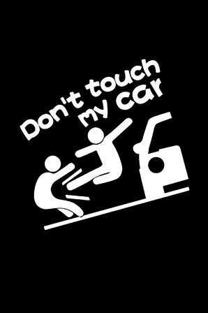 Miyrem Arabama Dokunma İngilizce 2 Sticker 10 x 10 cm