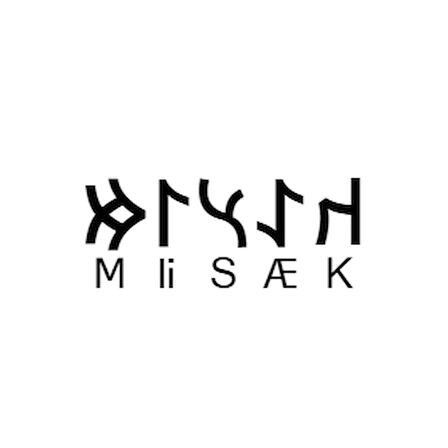 Miyrem Göktürkçe KASIM İsmi Yazı Sticker Yükseklik 5 Cm