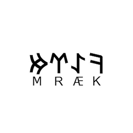 Miyrem Göktürkçe KEREM İsmi Yazı Sticker Yükseklik 5 Cm