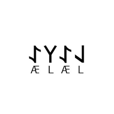 Miyrem Göktürkçe LALE İsmi Yazı Sticker Yükseklik 5 Cm