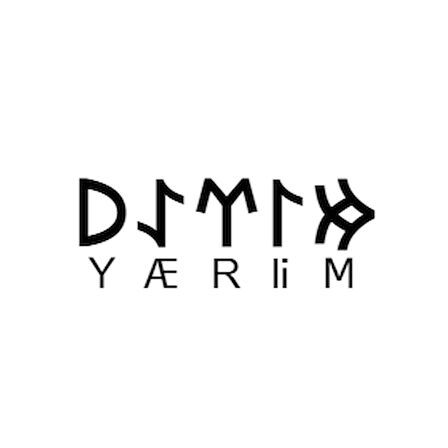 Miyrem Göktürkçe MİRAY İsmi Yazı Sticker Yükseklik 5 Cm