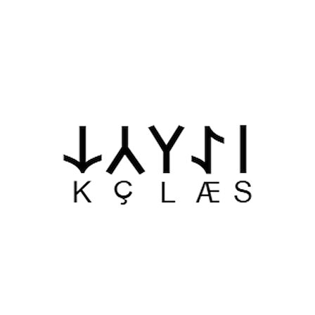 Miyrem Göktürkçe SELÇUK İsmi Yazı Sticker Yükseklik 5 Cm