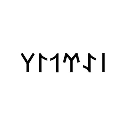 Miyrem Göktürkçe SERPİL İsmi Yazı Sticker Yükseklik 5 Cm