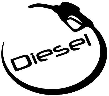 Miyrem Yakıt Depo Kapağı Dizel Model 2 Sticker 10 x 9 cm