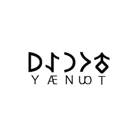Miyrem Göktürkçe TUNAY İsmi Yazı Sticker Yükseklik 5 Cm