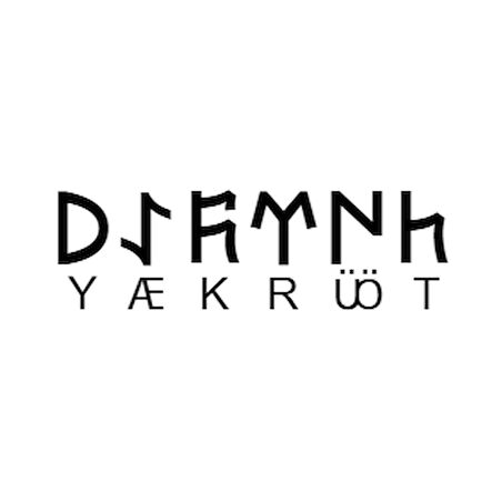 Miyrem Göktürkçe TÜRKAY İsmi Yazı Sticker Yükseklik 5 Cm