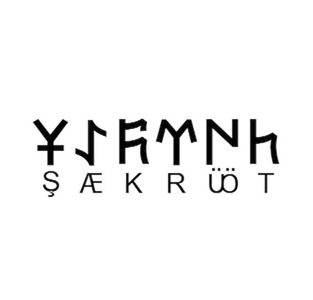Miyrem Göktürkçe TÜRKEŞ İsmi Yazı Sticker Yükseklik 5 Cm