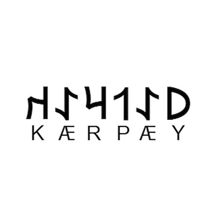 Miyrem Göktürkçe YAPRAK İsmi Yazı Sticker Yükseklik 5 Cm