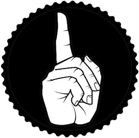 Miyrem El İşareti Allah Bir Sticker 30 x 30 cm