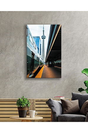  Miyrem Glasses Collection -A1^#  Tren Garı Cam Tablo, Cam Tablo