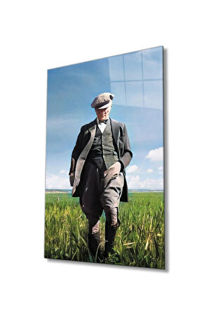  Miyrem Glasses Collection -A1^#  Atatürk Portresi Cam TabloCam Tablo