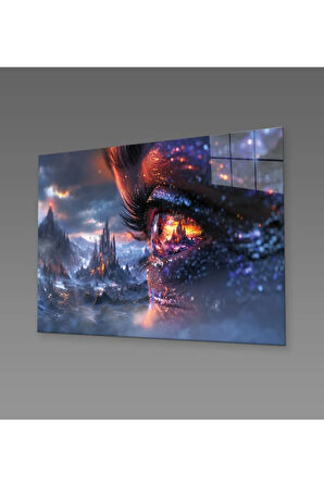  Miyrem Glasses Collection -A1^#  Kozmik Vizyon Cam Tablo  