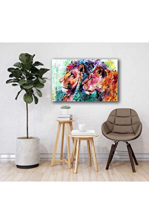  Miyrem Glasses Collection -A1^#  Aslan Hayvan Cam Tablo