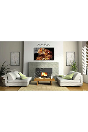  Miyrem Glasses Collection -A1^#  Jaguar Hayvan Cam Tablo